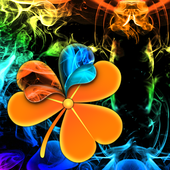 GOLauncher Theme rainbow smoke icon