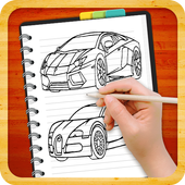 Learn Drawing Super Car Vehicles icon