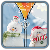 Snowman Zipper UnLock icon