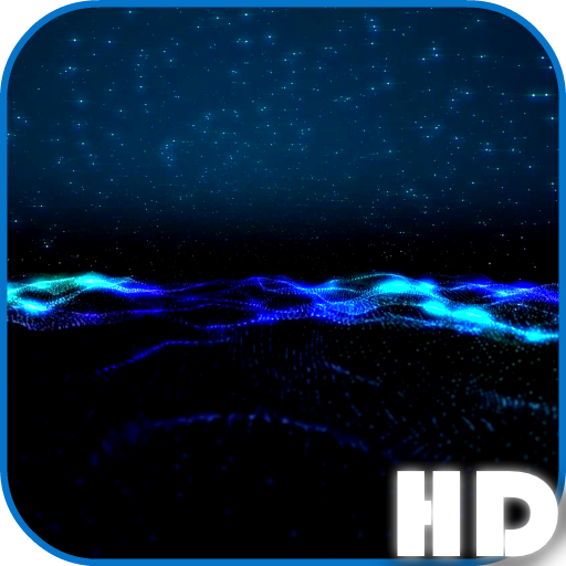 3D Blue Waves Live Wallpaper icon