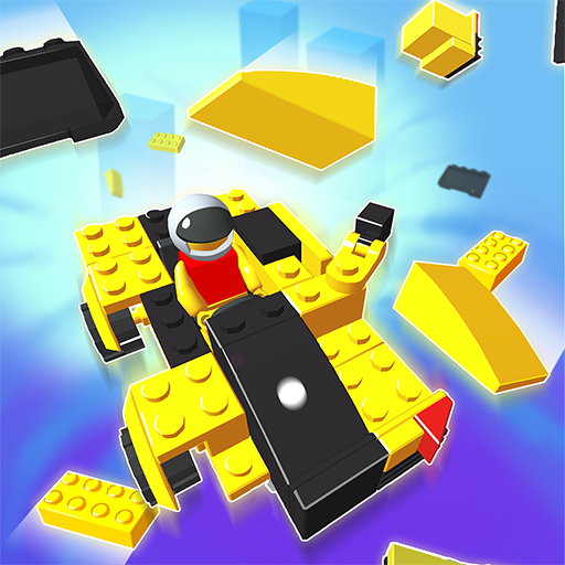 Brick Robot 3D icon