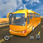 Euro Bus Racing Hill Mountain - Bus Driver Sim 19 icon