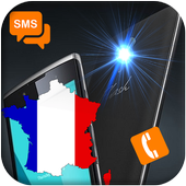 flash alerte sms appel et notification icon