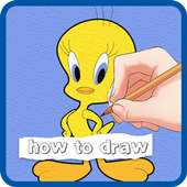How To Draw - Cartoon Tweety Bird Looney on 9Apps
