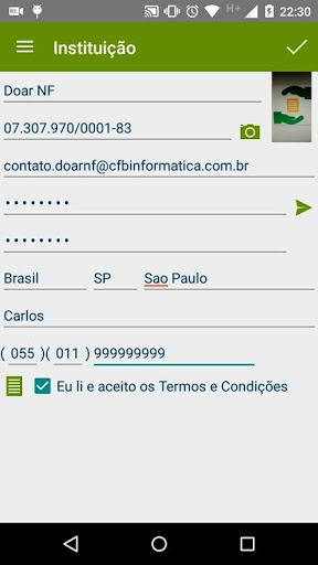 Doar Nota Fiscal screenshot 3