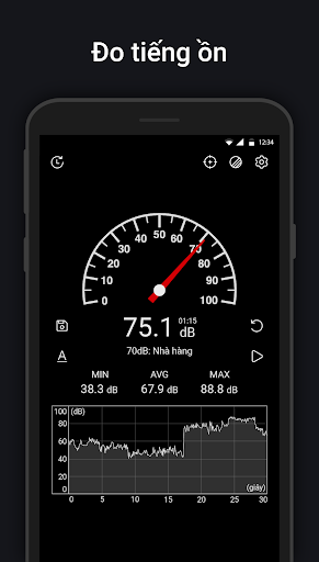 Máy đo âm thanh - Máy đo độ ồn, Máy đo db screenshot 1