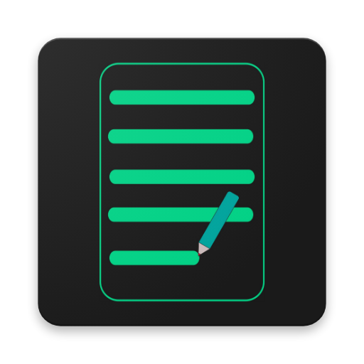 Simple Dark Note icon