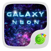 Neon Galaxy GO Keyboard Theme icon