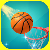 basket ball shoot icon