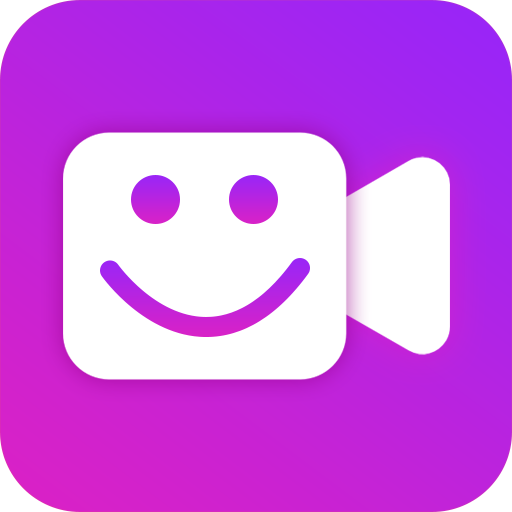 Real random chat with video call icon