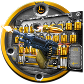 Metal Cool Gun Keyboard Theme icon