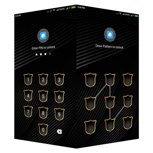 AppLock Theme Black icon