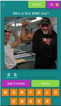 Quiz of WWE : Guess the WWE superstars - WWE game скриншот 1