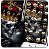 Gold Skull King Theme on 9Apps