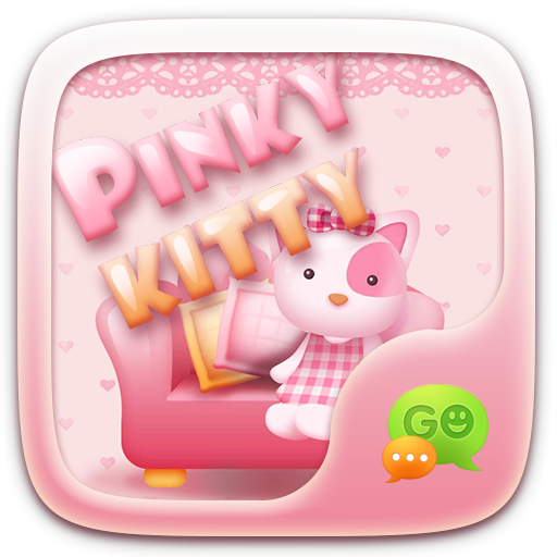 GO SMS PRO PINK KITTY THEME иконка