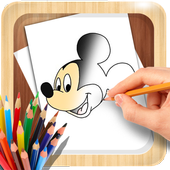 How to Draw Mickey Mouse &amp; Friend Characters icon
