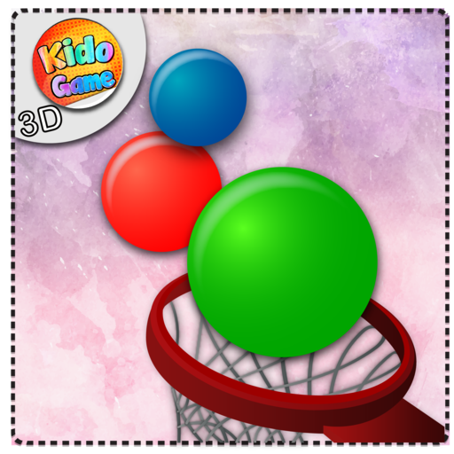 Basket and the Colored Balls 3D icon
