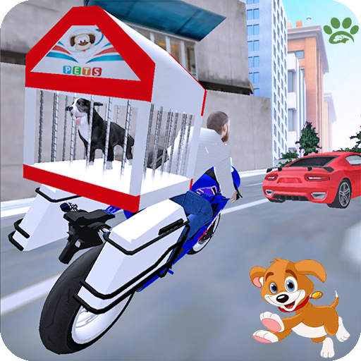Pet Delivery Bike Simulator - Bike Driving Games icon