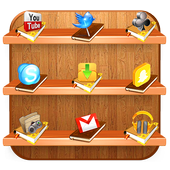 Wooden Touch Launcher Theme icon