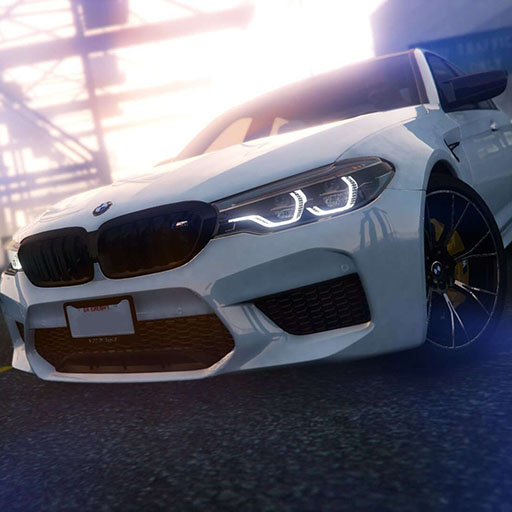 Stunt BMW M5 Parking Simulator icon