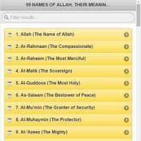 99 Names of Allah on 9Apps