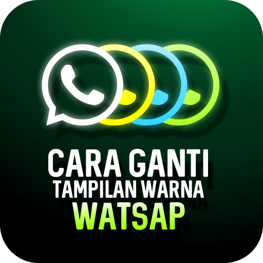 ikon Cara Ganti Tampilan Warna WA