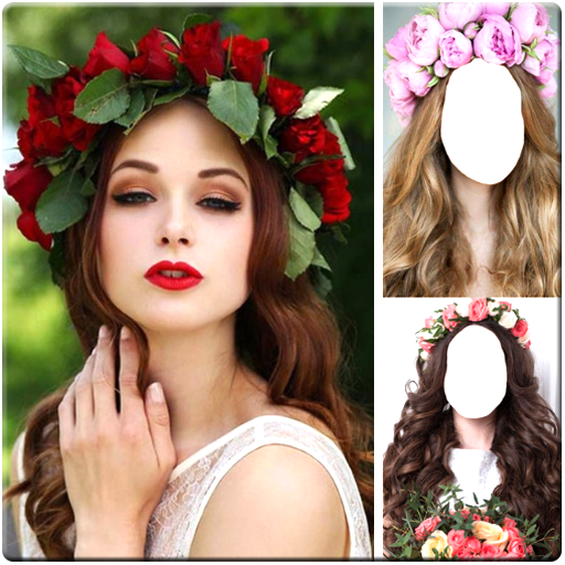 Women Flower Crown Photo Editor icon