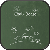 Chalk Board GO sms theme icon