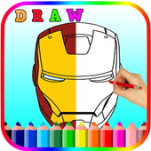 How to Draw Super Hero Easy Step icon