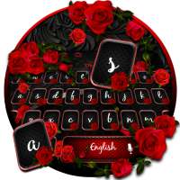 Red Black Rose Keyboard on 9Apps