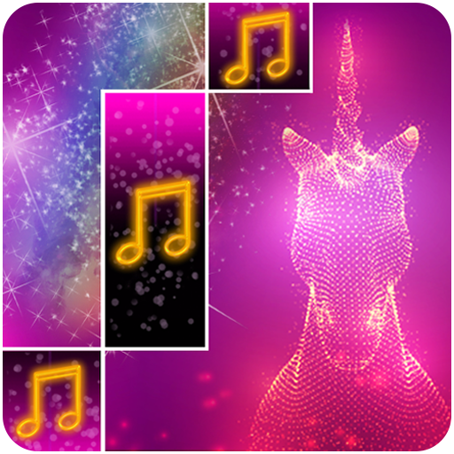 Sparkle Piano Unicorn Tiles Pony Glitter Horn Glow icon