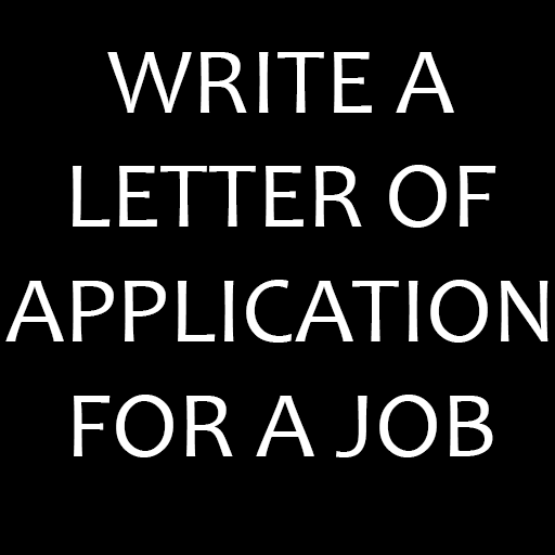 write a letter of application for a job icon