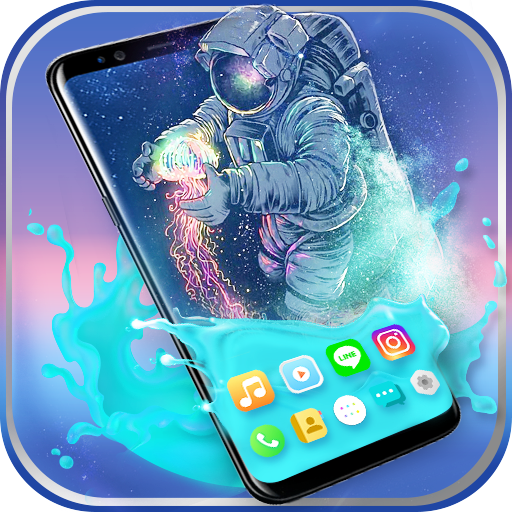 Gravity Water Astronaut Themes HD Wallpapers icons icon