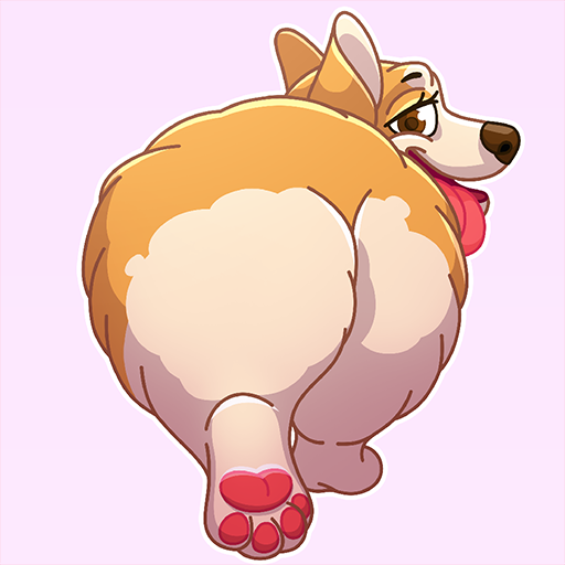 MaxiMojis - Corgi Dog Stickers by fluffy Maxine icon