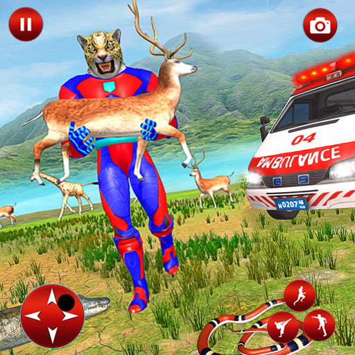 Superhero Animals Robot Rescue Mission icon