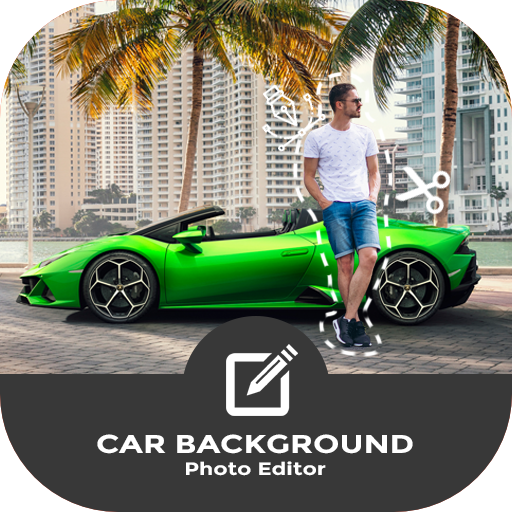 Car photo editor icon