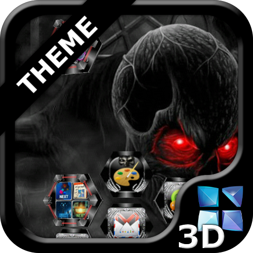 Next Launcher Skull Theme icon