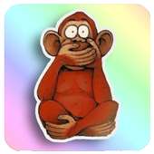 Ape Monkey Funny Emoji WAStickerApp for Whatsapp