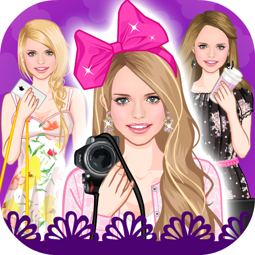 Floral Summer dress up game icon