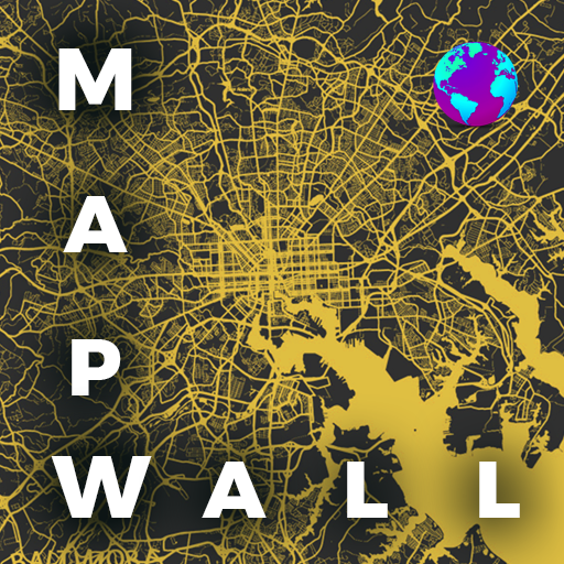 Mapwall - 4K HD Map Wallpapers &amp; Backgrounds icon