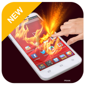 Fire phone screen effect prank icon