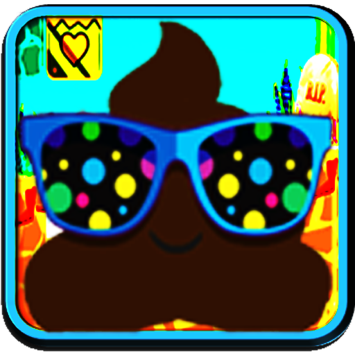 happy poo jump run icon