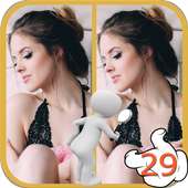 Znajdź 5 Różnica między 2 Gameobraz