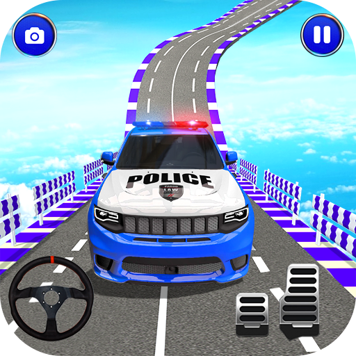 Police Spooky Jeep Stunt Game icon