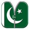 Pakistan Zipper lock Screen icon
