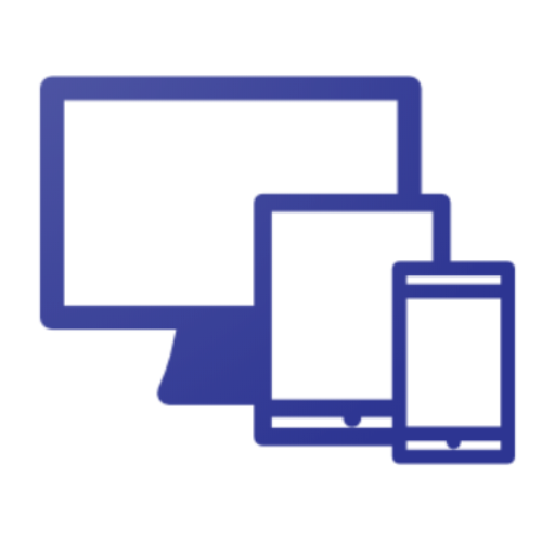 Phone &amp; panel size compare icon