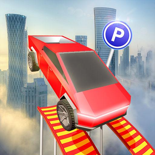 Cybertruck Simulator 2020 : rooftop car stunt icon