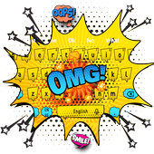 Tema della tastiera di fumetti icon