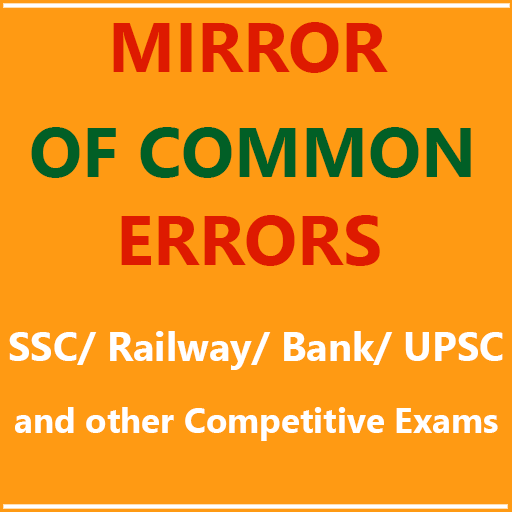 A Mirror of Common Error for Competitive Exams icon