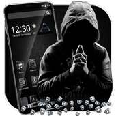 Black Hacker Gravity Theme on 9Apps